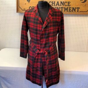 EUC Vintage Pendleton Plaid Wool Robe Medium